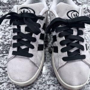 Adidas Women's Black and Gray Sneakers